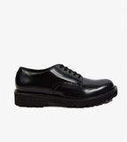 Men's leather shoes with padded soles